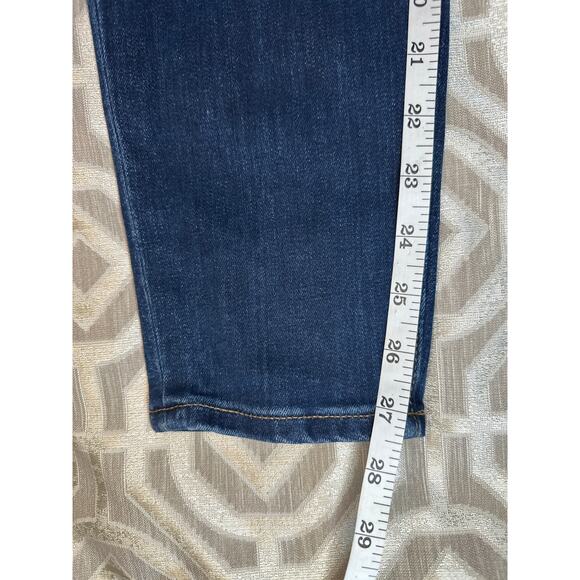 Madewell 9" Mid-Rise Skinny Jeans in Hayes Wash Button-Front‎ Edition size 33 - Picture 6 of 9